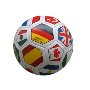 4 inch Chinese educational supply toy smart custom flag soccer football softy ball