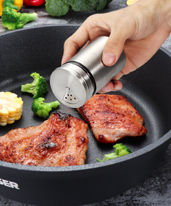 กระปุกสแตนเลสใส่เครื่องเทศ/เครื่องขุดเกลือน้ำตาลเครื่องเทศพริกไทยเชคเกอร์สามารถหมุนได้/โถเครื่องเทศแม่เหล็ก - Product Image 4