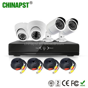 Kit de cámara CCTV de 4 canales, 720P, 1.0MP, domo/Bullet <span class=keywords><strong>AHD</strong></span>, precio de fábrica, <span class=keywords><strong>PST</strong></span>-AHDK04BL - Product Image 3