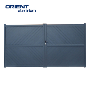 <span class=keywords><strong>Portail</strong></span> <span class=keywords><strong>coulissant</strong></span> automatique moderne en aluminium pour allée, conception industrielle en métal, <span class=keywords><strong>portail</strong></span> <span class=keywords><strong>motorisé</strong></span> en aluminium pour entrée de jardin - Product Image 3