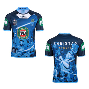 Hot sale dry fit sublimation printed team durable rugby jerseys - Product Image 3