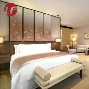 Foshan поставщик оптовая хорошая цена современный двойной размер econorny отель используется мебель для спальни