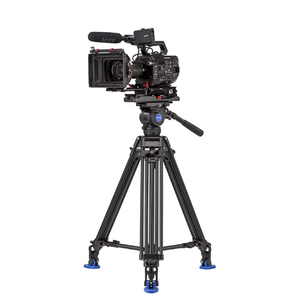 Kit de Trípode Profesional <span class=keywords><strong>BENRO</strong></span> BV8 de Aluminio con Cabezal Fluido Flexible para Cámara de <span class=keywords><strong>Video</strong></span> y Fotografía de Estudio - Product Image 3