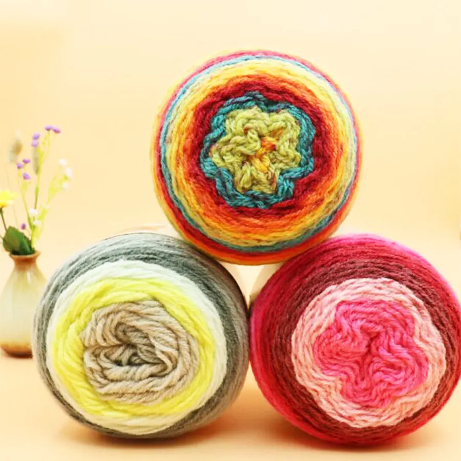 Yarn DIY grueso para tejer lana gruesa para principiantes para tejer,  espacio libre, lavable para bufandas hechas a mano, alfombras, tejido a  mano