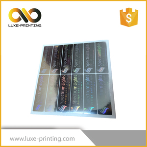 Luxe Impresión 3d holograma sello adhesivo buen precio de garantía de seguridad void etiqueta láser - Product Image 3