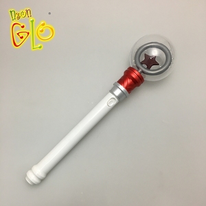 Çocuk oyuncak Led iplik Light Up prenses değnek parti Spinner değnek yıldız şekli - Product Image 5