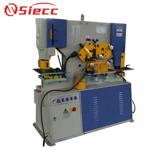 Steel Tube Notcher Ironworker Puncher Hydraulic Hole Punching Machine