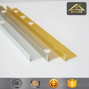 Baño de aluminio de 90x90 baldosas de cerámica dentro de la esquina tira de la baldosa de <span class=keywords><strong>metal</strong></span> - Product Image 5