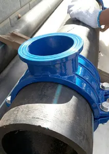 Fonte ductile pince de selle pour HDPE PVC PE tuyau