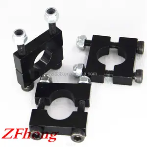 12mm 14mm 16mm 20mm 22mm 25mm red blue silver golden black anodized aluminum carbon tube clamp for fiber pipe