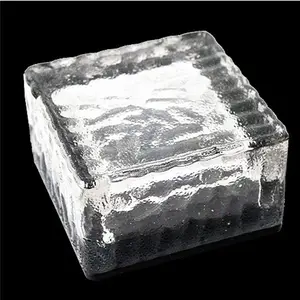 Square Decor Sidewalk Lights Solar Pavement Light LED Garden Brick Ice Lamps Led Brick Paver