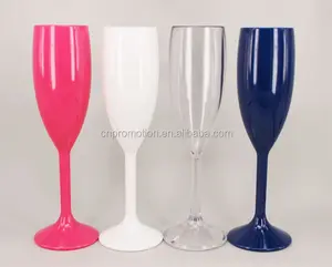 5 oz Acrilico Plastica Riciclata Brindisi Vino Champagne Flauti Tazza di Vetro