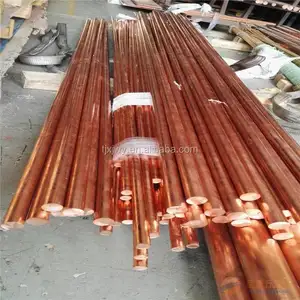 Barras de cobre cromo c18200 c18150, hastes e hastes de material de eletrodo como per rwma classe 2 preço por kg