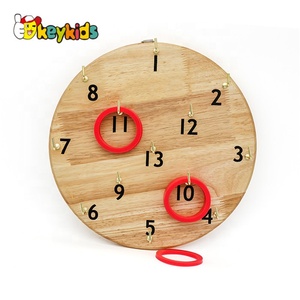 Jeu de lancer <span class=keywords><strong>d</strong></span>'<span class=keywords><strong>anneaux</strong></span> en bois pour enfants <span class=keywords><strong>d</strong></span>'<span class=keywords><strong>extérieur</strong></span> avec planche suspendue W01D019 - Product Image 3