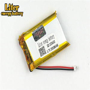 Plug 1.5-<span class=keywords><strong>2</strong></span> P 103450 lithium battery 2000 mah rechargeable Li-Polymer Battery PL LiPo battery with wires - Product Image 3
