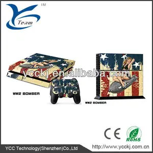 2014 chine gros autocollant en vinyle pour la console et le contrôleur ps4 site alibaba