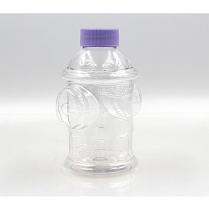 Unique bande <span class=keywords><strong>dessin</strong></span>ée 10 oz PET bouche d'incendie conception en plastique bouteille pour sauce - Product Image 3