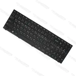 Bahasa Arab Keyboard Laptop dengan Frame untuk Lenovo G50-30 Keyboard G50-45 G50-70 G50-70m 25214739 MP-13Q13A0-686
