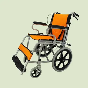 China Manufacturer Hospital Patient Used Manual Folding Adjustable Wheelchair