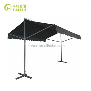 Auvent <span class=keywords><strong>manuel</strong></span> <span class=keywords><strong>double</strong></span> coulissant autoportant populaire avec structure en fer et tissu en polyester - Product Image 3