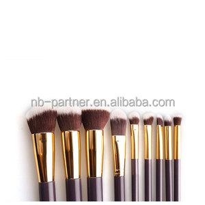 Grado Superior pelo de nylon púrpura founational cosméticos pincel de maquillaje conjunto de herramientas - Product Image 5