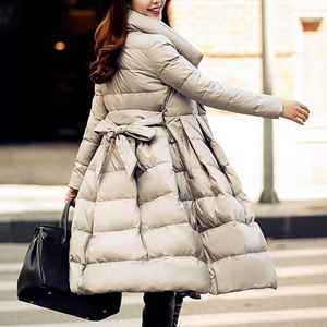 Nouveau <span class=keywords><strong>manteau</strong></span> <span class=keywords><strong>Long</strong></span> épais pour femmes, <span class=keywords><strong>grande</strong></span> <span class=keywords><strong>taille</strong></span>, ample, chaud, <span class=keywords><strong>hiver</strong></span>, - Product Image 3