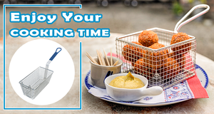 מטבח שונה גודל נירוסטה תוצרת בית מטגנים סל ב chesapeake va תמונות קדמי תליית וו - Product Image 5