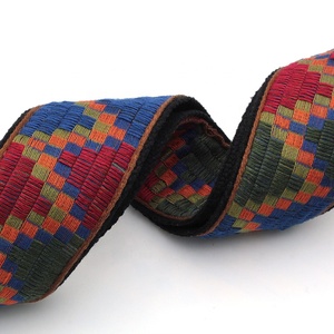 Bohemia Style <strong>Guitar</strong> <strong>Strap</strong> Acoustic Wooden <strong>Guitar</strong> Embroidery Style <strong>Leather</strong> <strong>Straps</strong> Bass and Electric <strong>Guitar</strong> <strong>Strap</strong> - Product Image 3