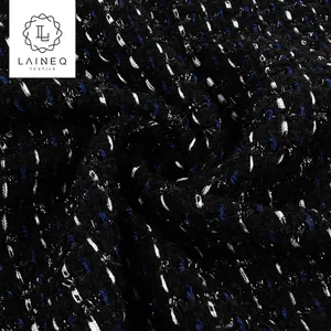 useful china manufacturer suit fabric for wholesale black and white tweed fabric