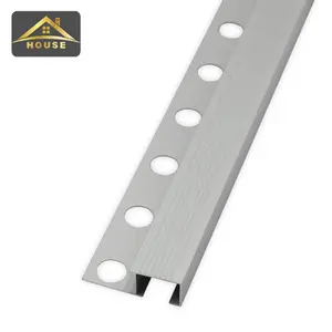 Foshan FSF Outdoor Staircase Protector Aluminum Step Treads Anodized Aluminum Anti-slip Brass Stair Nosing For Stairs Edge