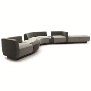 Коммерческая офисная мебель ткань прием диван для ожидания Досуг комбинированный диван скамейка