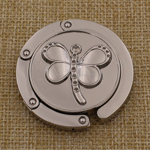 Móc Treo Ví Tinh Tế/Móc Ví Có Thể Gập Lại/Giá Đỡ Túi Xách Tròn Với Bướm - Product Image 3