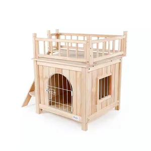 Dymade — maison de chat en bois, personnalisée, pour animaux domestiques de chiens et chats