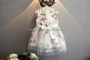 SD-1085G Abito per Bambina di Alta Qualità, Vestito Estivo con Motivi Floreali per <span class=keywords><strong>Neonata</strong></span> - Product Image 2