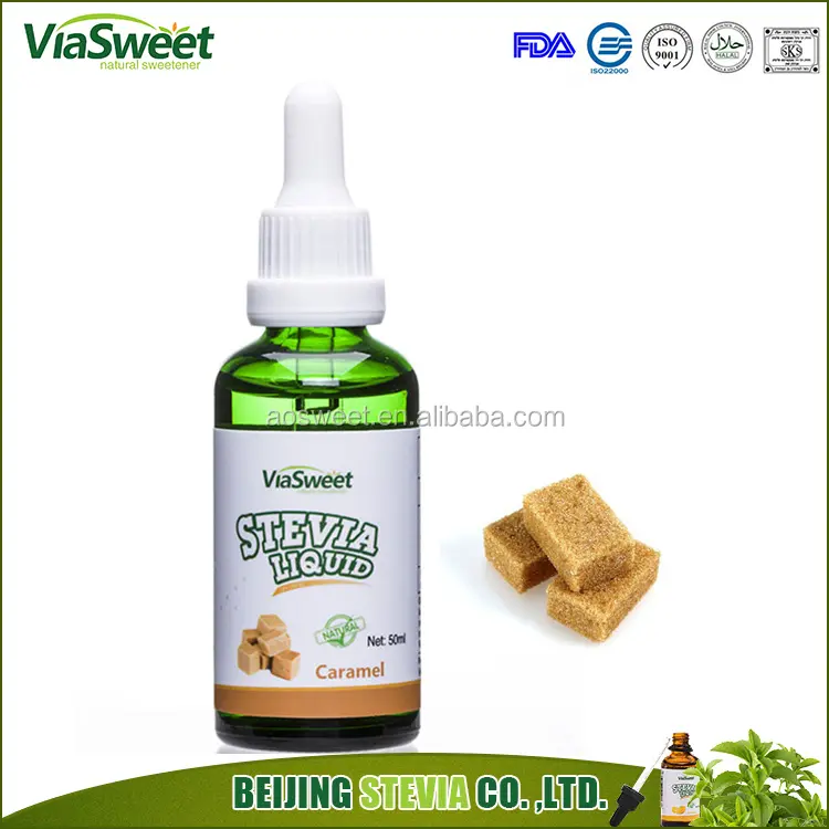 Aditivos alimentarios concentrado natural stevia gota, líquido stevia orgánica pura