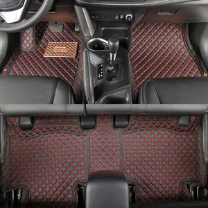 Volledige Set Luxe Automatten 5D Diamant Auto Vloermatten Custom Speciale Auto Matten Voor Toyota RAV4