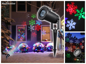 HOTOOK IP65 Éclairage LED Extérieur Étanche pour Pelouse Éclairage de Vacances Étanche Jardin Noël Flocon de Neige <span class=keywords><strong>Projecteur</strong></span> Éclairage <span class=keywords><strong>Solaire</strong></span> - Product Image 2