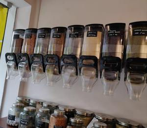 Gravity bin-dispensador de café a granel, dispensador de dulces para supermercado - Product Image 5