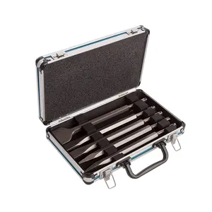 5Pcs SDS Plus Meißel Set in Aluminium Box