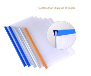 Thư Mục Tệp Trong Suốt Bìa Báo Cáo Rõ Ràng Với Thanh Trượt Tiếp Tục Trình Bày Thư Mục Tệp Trình Tổ Chức Chất Kết Dính Cho Giấy Kích Thước <span class=keywords><strong>A4</strong></span> - Product Image 2