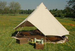 GSD Extérieur Auvent Toile Cloche Yourte <span class=keywords><strong>Tente</strong></span> Coton Toile <span class=keywords><strong>Tipi</strong></span> <span class=keywords><strong>Tente</strong></span> Chasse Safari Stretch <span class=keywords><strong>Tente</strong></span> Familiale - Product Image 4