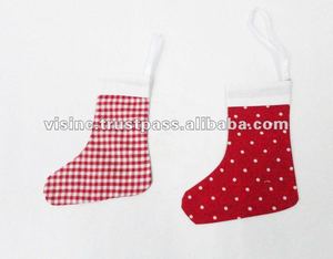 Décorations de chaussettes de Noël personnalisables Décorations d'intérieur en tissu doux pour les décorations de Noël festives - Product Image 2