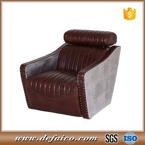 Aviador aluminio Spitfire sillón con cabeza del clavo ajuste - Product Image 1