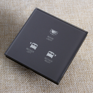 Nút Kính Cảm Ứng Điện Áp Thấp RS485 Điều Khiển Ánh Sáng Modbus Switch Với Trắng/Đen/Xám 3 Màu - Product Image 4