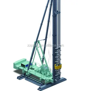 deep mixing method machine Long Screw Foundation Drilling Machine, multi-shaft drill rig JZB240 bored secant pile