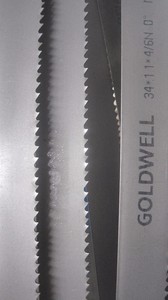 Hoja de Sierra de Cinta <span class=keywords><strong>GOLDWELL</strong></span>, Altamente Rentable, M42 41*1.3mm, Cortadora CNC, Hoja de Sierra de Cinta Bimetálica para Corte de Metal - Product Image 4