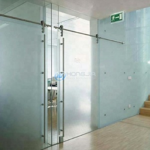 Vente directe d'usine <span class=keywords><strong>Porte</strong></span> <span class=keywords><strong>coulissante</strong></span> en verre trempé pour salle de bain et salon - Product Image 3