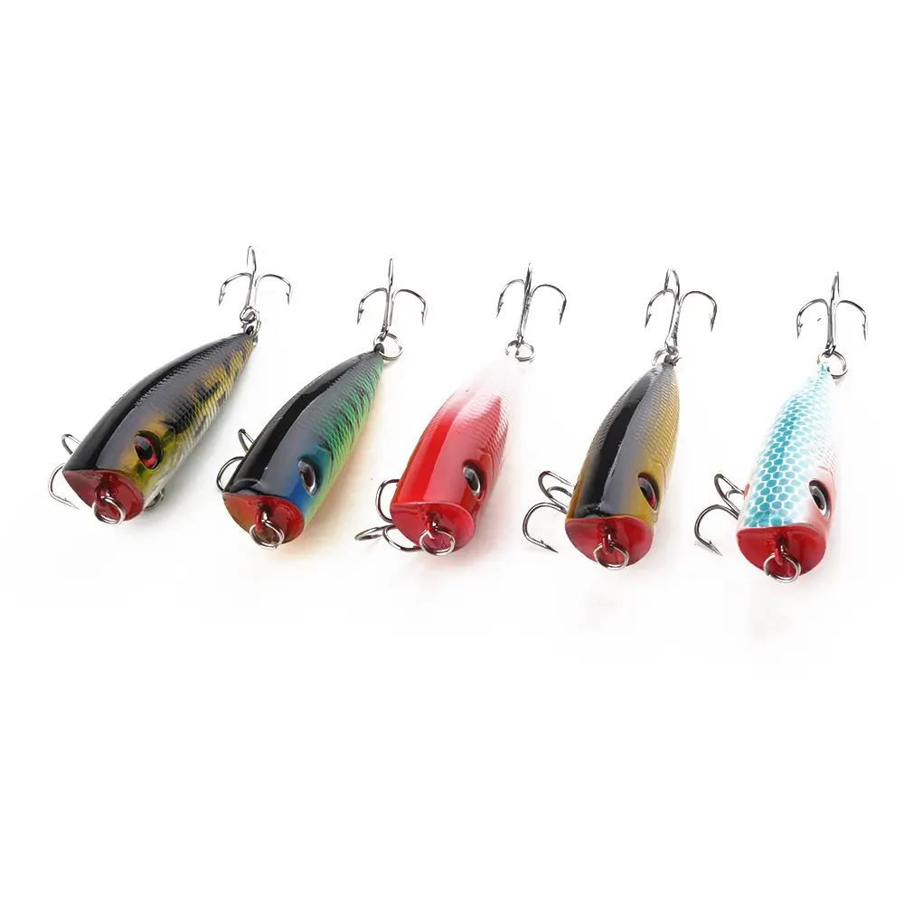 60ミリメートルSaltwater Leurre Popper Fishing Lure Tuna Topwater Popper Fishing Bait