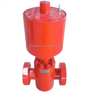 API 6A PNEUMATIC POWER AND HIGH PRESSURE CYLINDER SAFETY GATE VALVE