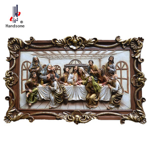 Vente en gros <span class=keywords><strong>de</strong></span> statue <span class=keywords><strong>de</strong></span> la cène en polyrésine sculpture religieuse figurine en plastique peinte en <span class=keywords><strong>fibre</strong></span> <span class=keywords><strong>de</strong></span> <span class=keywords><strong>verre</strong></span> personnalisable pour l'artisanat extérieur - Product Image 4